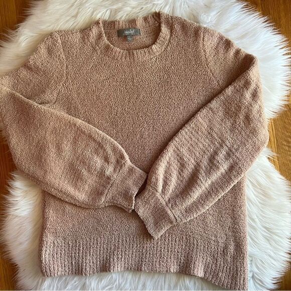 Women’s Soft Pink Marled Sweater Size Large - Picture 1 of 3